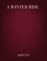 A Winter Ride SAB choral sheet music cover